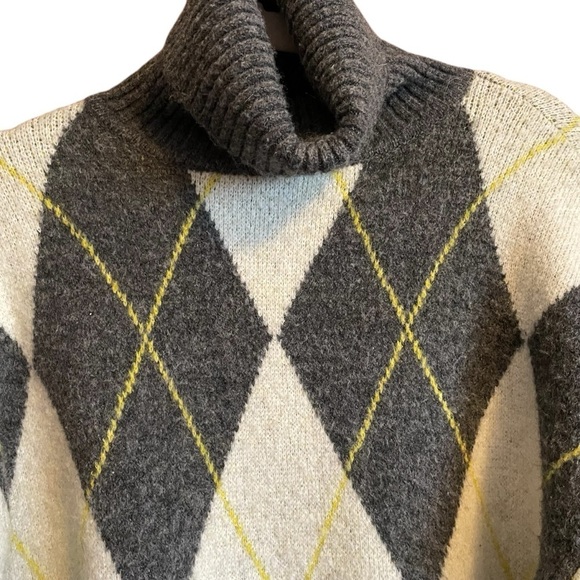 Pringle of Scotland/ H&M Argyle Knit Turtleneck
Sweater Dress XS-Wool Blend - Picture 4 of 13